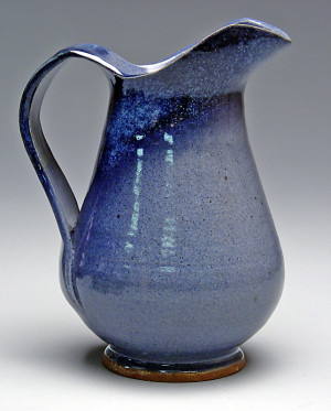light blue pitcher