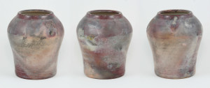 small, pit fired vase